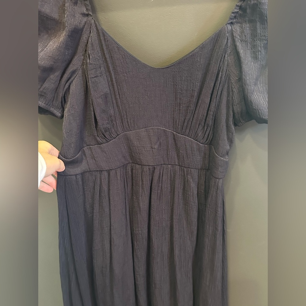 Altar'd State | Navy Blue Maxi Dress | Open Shoulder Design | Small - Picture 5 of 8
